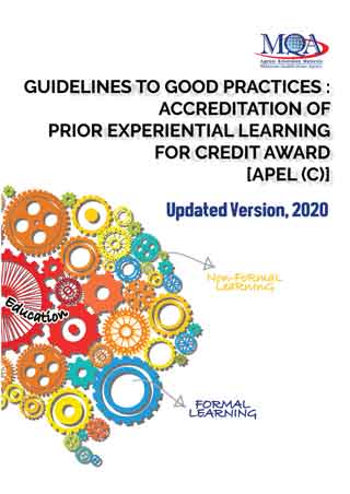 GUIDELINES TO GOOD PRACTICES: ACCREDITATION OF PRIOR EXPERIENTIAL LEARNING FOR CREDIT AWARD [APEL(C)] (Updated version 2020)