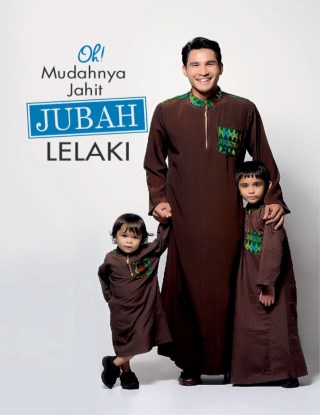 Oh! Mudahnya Jahit Jubah Lelaki
