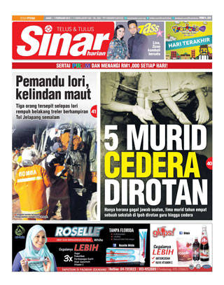 Sinar Harian Edisi Perak 1.2.15