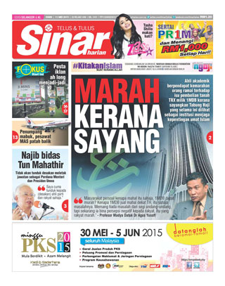 Sinar Harian Edisi Selangor/KL 11.05.15